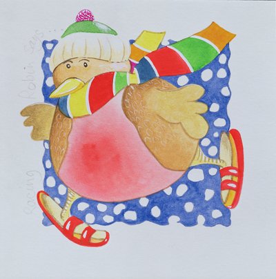 Snow Robin by Tony Todd